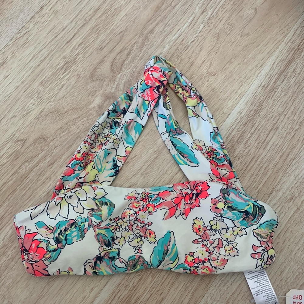 👙 NWT Swim Billabong Pixie Petal Crsscros Multi Size S - Picture 3 of 5